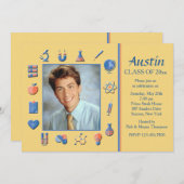 Invitation de la soirée de remise des diplômes en  (Devant / Derrière)