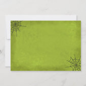 Invitation de la soirée de sculpture Citrouille d' (Dos)