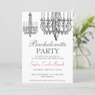 Invitation de la Soirée des Chandeliers