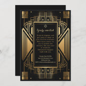 Invitation de la soirée des Prix Hollywood (Devant / Derrière)