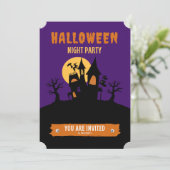 Invitation de la soirée d'Halloween (Debout devant)