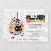 Invitation de la soirée Disco Ball Halloween (Devant)