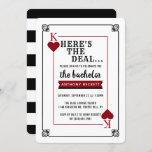 Invitation de la soirée du casino moderne<br><div class="desc">Célébrez en style avec ces invitations branchées de bachelor party. Le design est facile à personnaliser avec votre propre libellé et votre famille et vos amis seront ravis quand ils reçoivent ces fabuleux invitations de fête.</div>