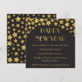 Invitation de la Soirée étoilée du Nouvel An (Devant / Derrière)