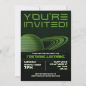 Invitation de la soirée Green Retrowave (Devant)