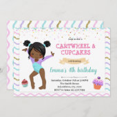 Invitation de la soirée gymnastique pour enfants (Devant / Derrière)