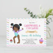 Invitation de la soirée gymnastique pour enfants (Debout devant)