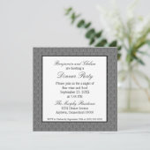 Invitation de la soirée Metro Retro, Gris (Debout devant)