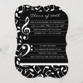 Invitation de la soirée musicale (Devant / Derrière)