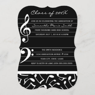 Invitation de la soirée musicale