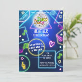 Invitation de la soirée Neon Disco (Debout devant)