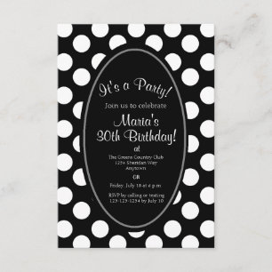 Invitation de la soirée Pote Noir et Blanc