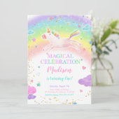 Invitation de la soirée Rainbow Unicorn (Debout devant)