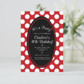 Invitation de la soirée Red Polka (Debout devant)