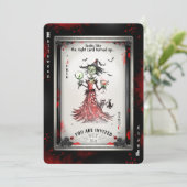 Invitation de la Sorceress Joker Card Party (Debout devant)