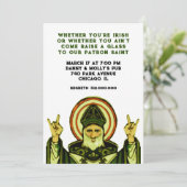 Invitation de la St. Patrick's Party (Debout devant)