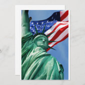 Invitation de la Statue de la Liberté (Devant / Derrière)