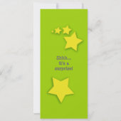 Invitation de la Surprise du traceur ou de la fête (Dos)