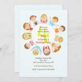 Invitation de la table ronde de l'enfant (Devant / Derrière)