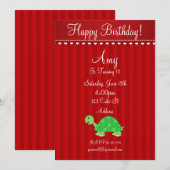 Invitation de la tortue (Devant / Derrière)