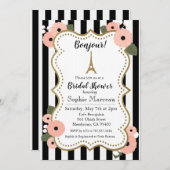 Invitation de la tour Eiffel (Devant / Derrière)