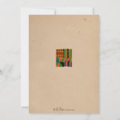Invitation de la Tribal Safari Party - Kente Cloth (Dos)