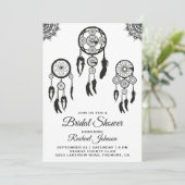 Invitation de la tribale Boho Dream Catcher (Debout devant)