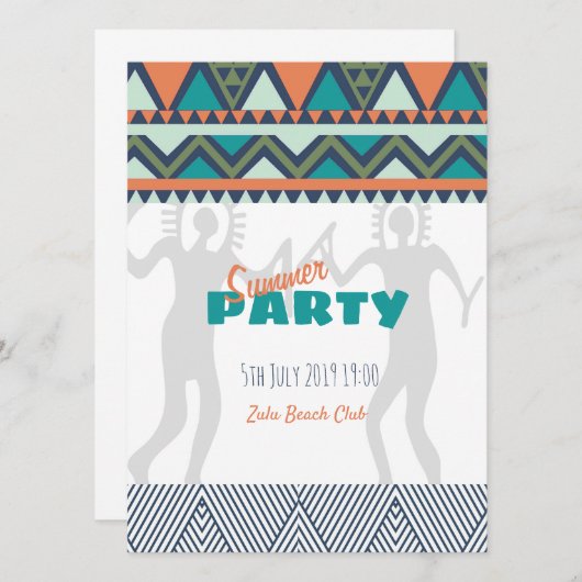 Invitation de la tribu (Devant / Derrière)