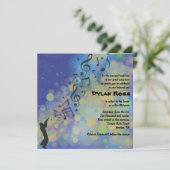 Invitation de la trompette Boy Bat Bar Mitzvah (Debout devant)