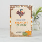 Invitation de la Turquie à l'Action de grâce (Debout devant)