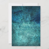 Invitation de la turquoise Navy Blue White Graduat (Dos)