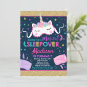 Invitation de la Unicorn Sleepover Party (Debout devant)