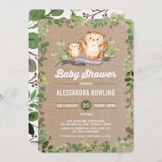 Invitation de la végétation boisée rustique du Bab (Devant / Derrière)