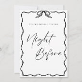 Invitation de la veille (Devant)