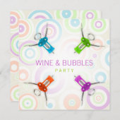 Invitation de la Wine Party (Devant / Derrière)