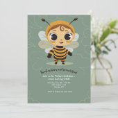 Invitation de l'Abeille à Miel (Debout devant)