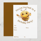 Invitation de l'Abeille Amicale (Devant / Derrière)