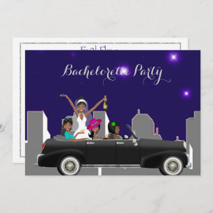 Invitation de l'African American Bachlorette Party