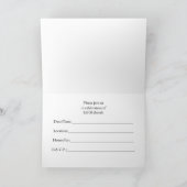 Invitation de l'Aïd en bleu avec les étoiles de la (Intérieur)