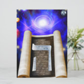 Invitation de l'alphabet hébreu (Debout devant)