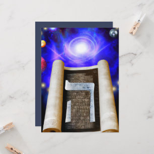 Invitation de l'alphabet hébreu