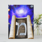 Invitation de l'alphabet hébreu (Debout devant)