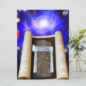 Invitation de l'alphabet hébreu (Debout devant)