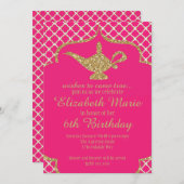 Invitation de lampes de génie (Devant / Derrière)