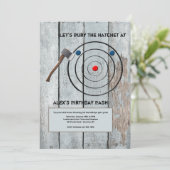 Invitation de lancement de hache (Debout devant)