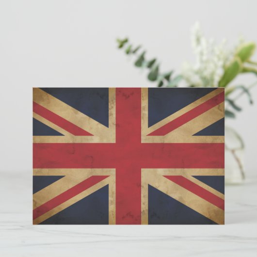 Invitation de l'ancienne Union Jack (Debout devant)