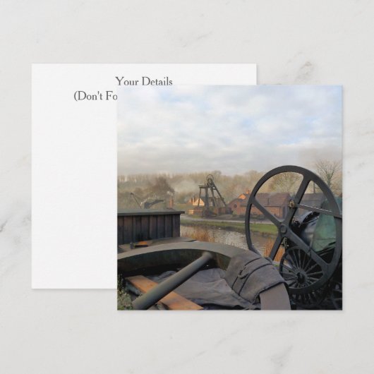 Invitation DE L'ANGLETERRE VICTORIENNE (Devant / Derrière)