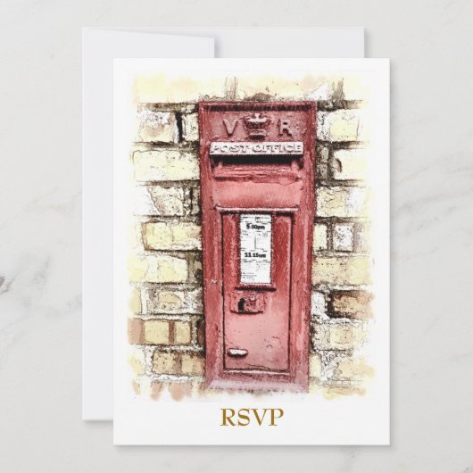 invitation de l'ANGLETERRE VICTORIENNE (Devant)