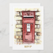 invitation de l'ANGLETERRE VICTORIENNE (Devant / Derrière)