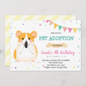 Invitation de l'animal de compagnie de l'hamster d (Devant / Derrière)